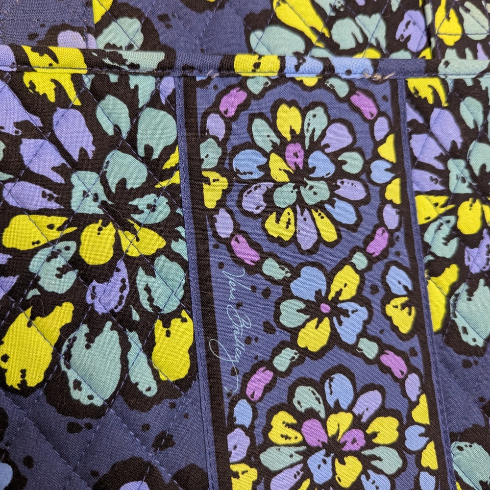 Vera Bradley Floral Quilted Laptop Bag - Picture 6 of 11